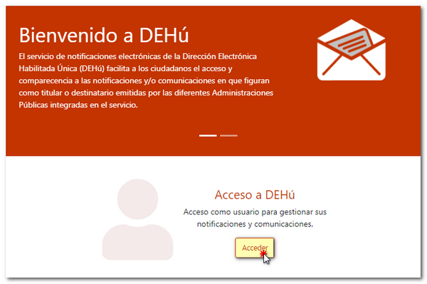 Accedir a la DEHú